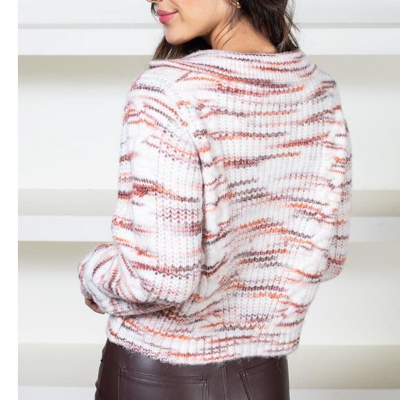 NWT Central Park West Juliette Cable Polo Sweater Small - Picture 10 of 11